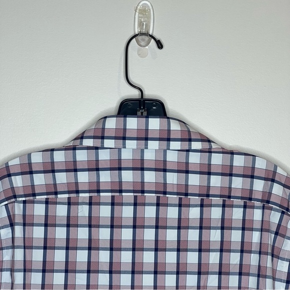 Express men’s M 15x15.5 button up multi color long sleeve - Picture 3 of 5